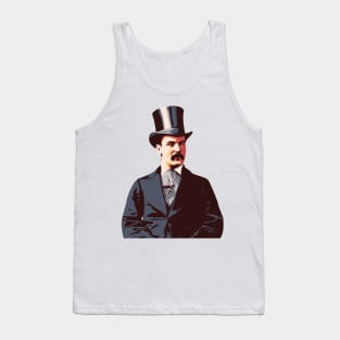 Vintage Illustration Man Tank Top